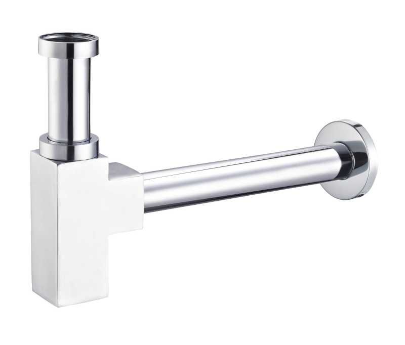 Изображение товара Сифон для раковины BelBagno BB-SMQ2-01 хром нержавеющая сталь Италия