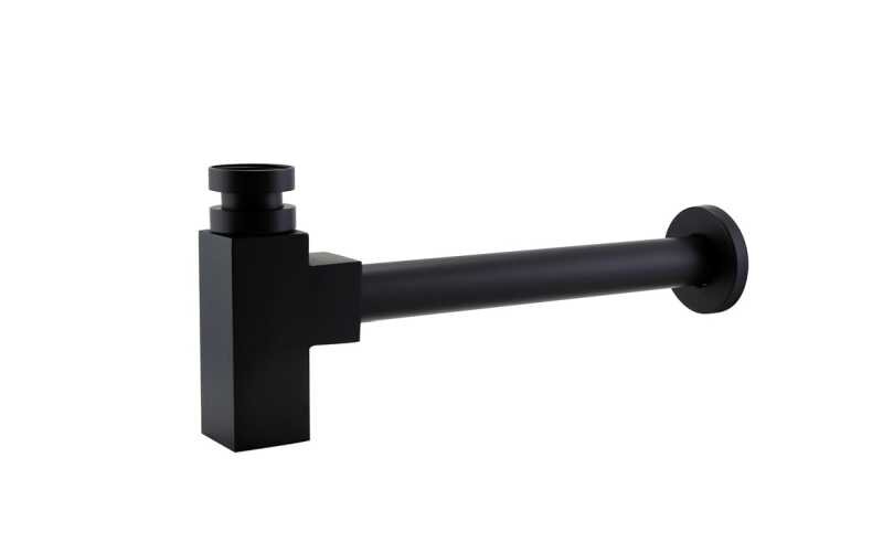 Изображение товара Сифон для раковины BelBagno, черный, BB-SMQ2-NERO Изображение товара Сифон для раковины BelBagno, черный, BB-SMQ2-NERO
