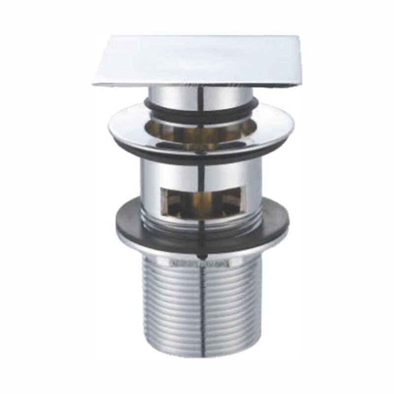 Изображение товара Донный клапан BelBagno с переливом хром для раковины модель BB-PCU-07-CRM