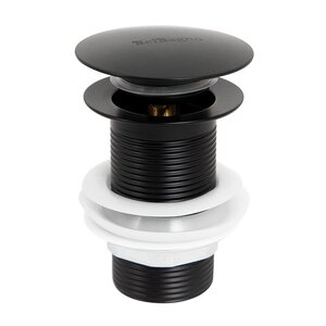 Изображение товара Донный клапан BelBagno BB-SC-NERO черный матовый для раковины