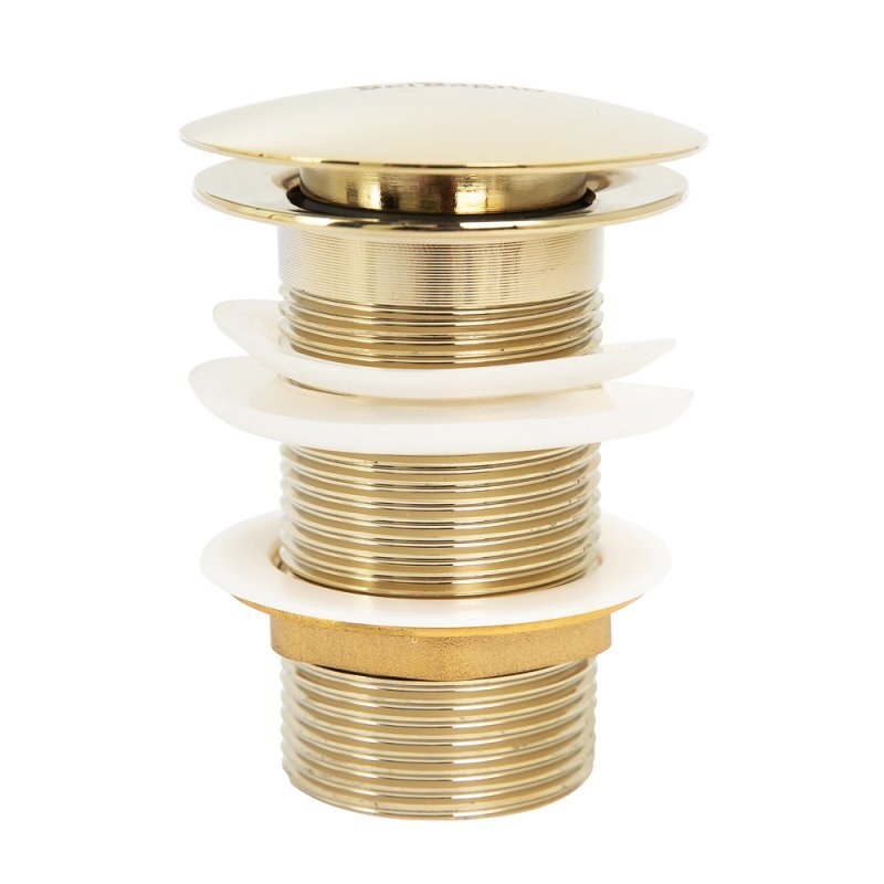 Изображение товара Донный клапан BelBagno без перелива золото модель BB-SC-ORO