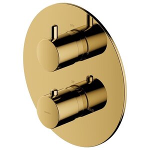 Изображение товара Смеситель термостатический Omnires Y, для душа, золото, Y1236ROGL