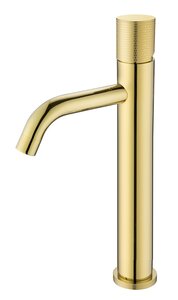 Изображение товара Смеситель Boheme Stick 122-GG.2 для раковины высокий, золото, (gold touch gold)