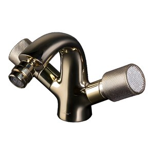 Изображение товара Смеситель для биде Boheme Royal Crystal золото 296-Royal/CRST стиль ретро