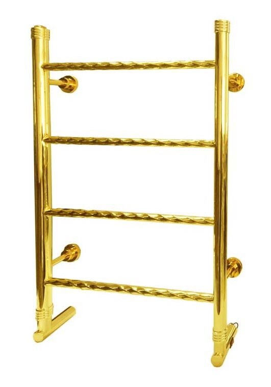 Изображение товара Электрический полотенцесушитель Boheme Oro 75x50 см золото с формой лесенка Изображение товара Электрический полотенцесушитель Boheme Oro 75x50 см золото с формой лесенка