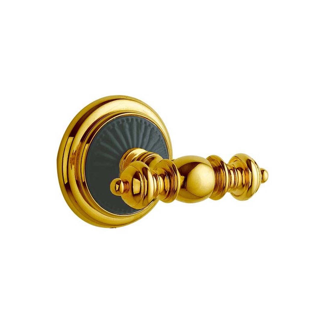 Изображение товара Крючок двойной Boheme Palazzo 10156, золото, черный Изображение товара Крючок двойной Boheme Palazzo 10156, золото, черный