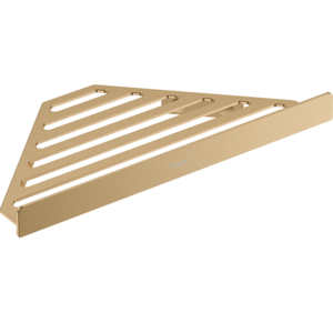 Изображение товара Полка Hansgrohe AddStoris 41741140 угловая 30 см, шлифованная бронза