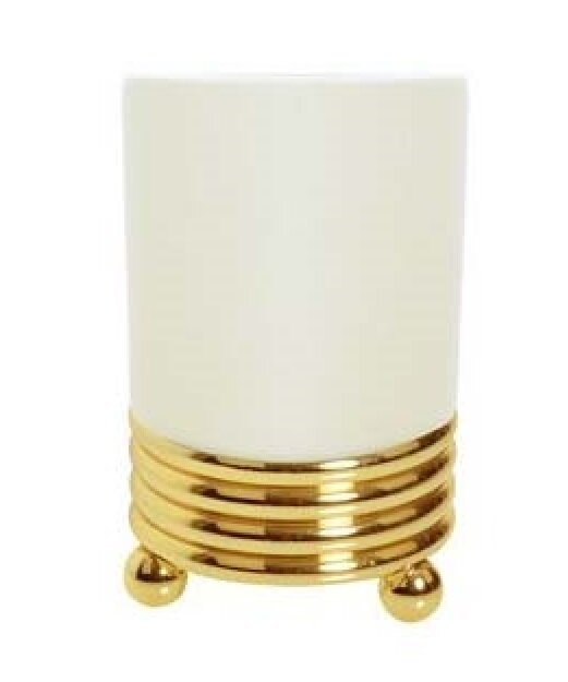 Изображение товара Стакан для зубных щеток Boheme Hermitage 10361 настольный золото керамика латунь