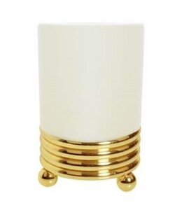 Изображение товара Стакан для зубных щеток Boheme Hermitage 10361 настольный, золото