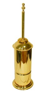 Изображение товара Ершик для унитаза Boheme Imperiale 10409 напольный, золото