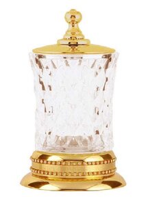 Изображение товара Стакан для ватных дисков Boheme Imperiale 10415, золото