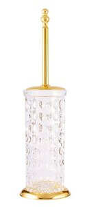 Изображение товара Ершик для унитаза Boheme Imperiale 10425 напольный, хрусталь, золото