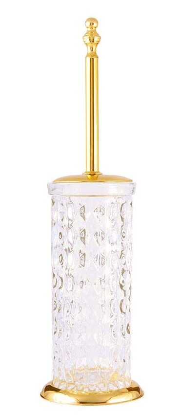 Изображение товара Ершик для унитаза Boheme Imperiale 10425 напольный хрусталь золото