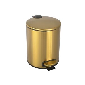 Изображение товара Ведро с педалью Boheme Uno 10630, бронза