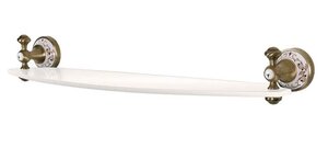 Изображение товара Полка Boheme Provanse 10807 стеклянная, бронза