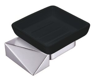 Изображение товара Мыльница Boheme New Venturo 10313-CR-B, хром, черный