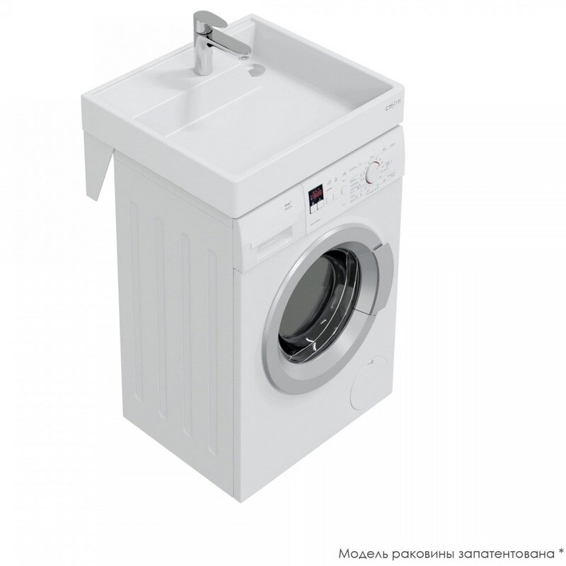 Изображение товара Раковина СанТа Юпитер 60x55 см над стиральной машиной