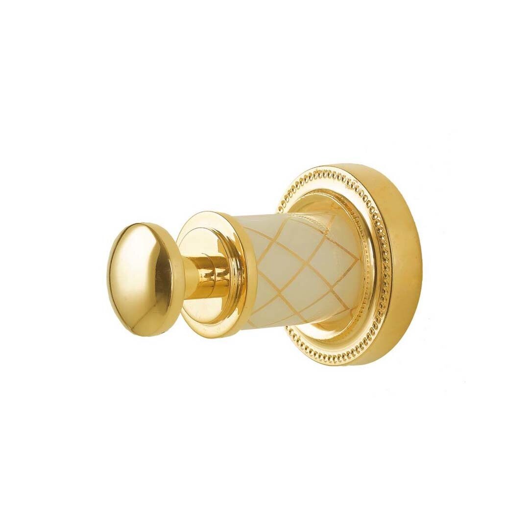 Изображение товара Настенный крючок Boheme Murano золото 10906-W-G для интерьера Изображение товара Настенный крючок Boheme Murano золото 10906-W-G для интерьера
