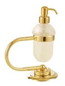 Изображение товара Дозатор жидкого мыла Boheme Murano 10909-G, золото, настольный