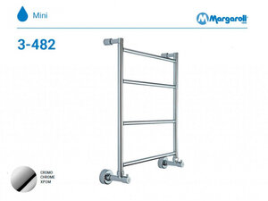 Изображение товара Полотенцесушитель водяной Margaroli Mini 3-482 34824704CRNS, высота 65.9 см, ширина 53.5 см, хром Изображение товара Полотенцесушитель водяной Margaroli Mini 3-482 34824704CRNS, высота 65.9 см, ширина 53.5 см, хром
