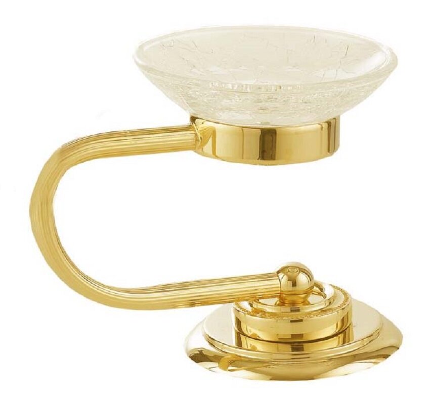 Изображение товара Мыльница Boheme Murano 10910-G настольная, золото Изображение товара Мыльница Boheme Murano 10910-G настольная, золото