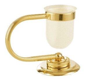 Изображение товара Стакан для зубных щеток Boheme Murano 10911-G настольный золото латунь стекло