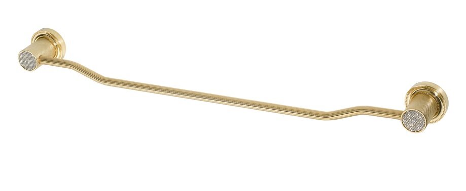 Изображение товара Полотенцедержатель Boheme Royal Cristal золото 10922-G настенный интерьерный аксессуар