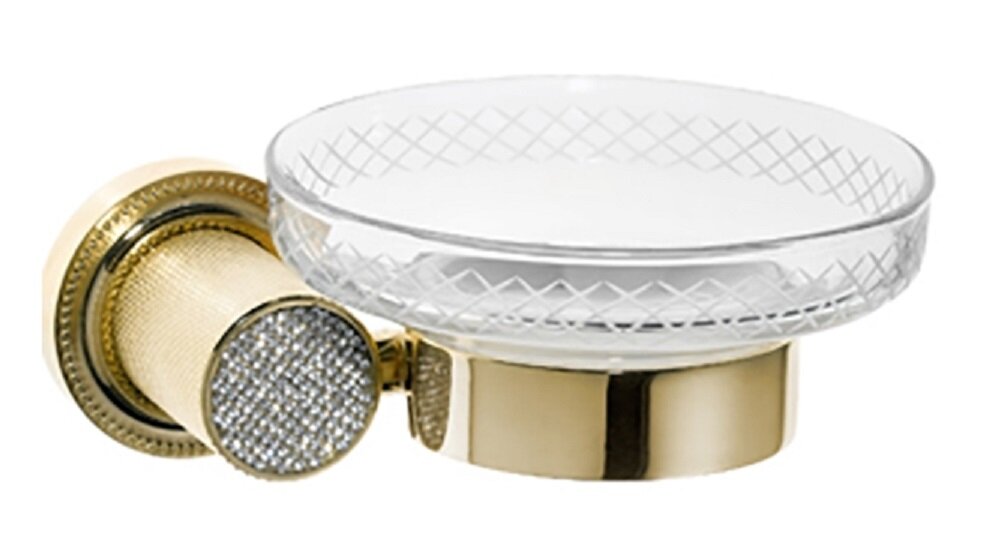 Изображение товара Мыльница Boheme Royal Cristal 10923-G, золото Изображение товара Мыльница Boheme Royal Cristal 10923-G, золото
