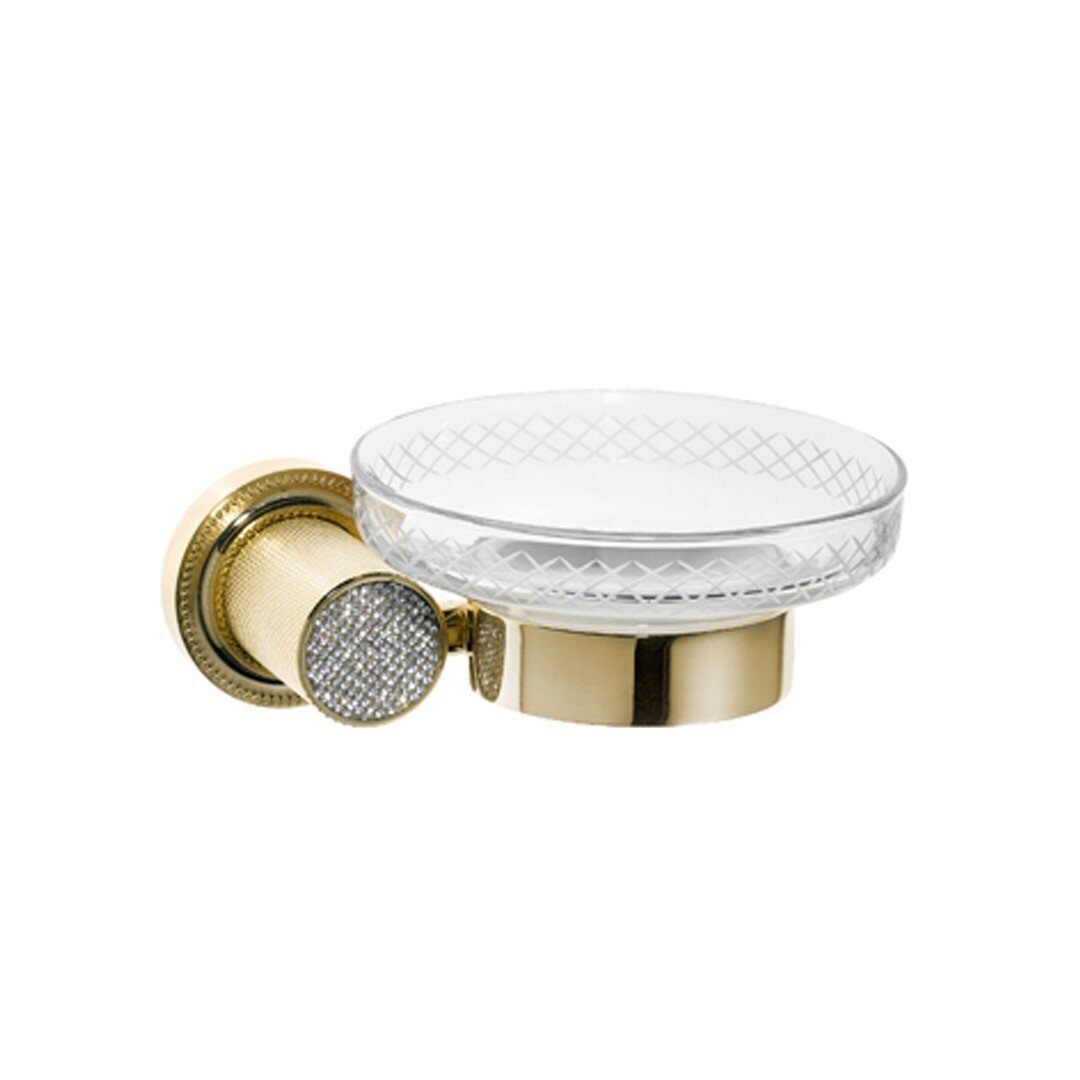 Изображение товара Мыльница Boheme Royal Cristal 10923-G, золото Изображение товара Мыльница Boheme Royal Cristal 10923-G, золото