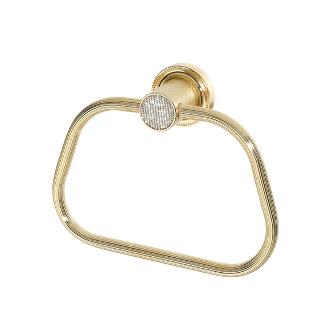 Изображение товара Полотенцедержатель Boheme Royal Cristal 10925-G кольцо, золото Изображение товара Полотенцедержатель Boheme Royal Cristal 10925-G кольцо, золото