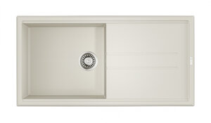 Изображение товара Мойка кухонная Omoikiri Tedori 100-WH белая искусственный камень