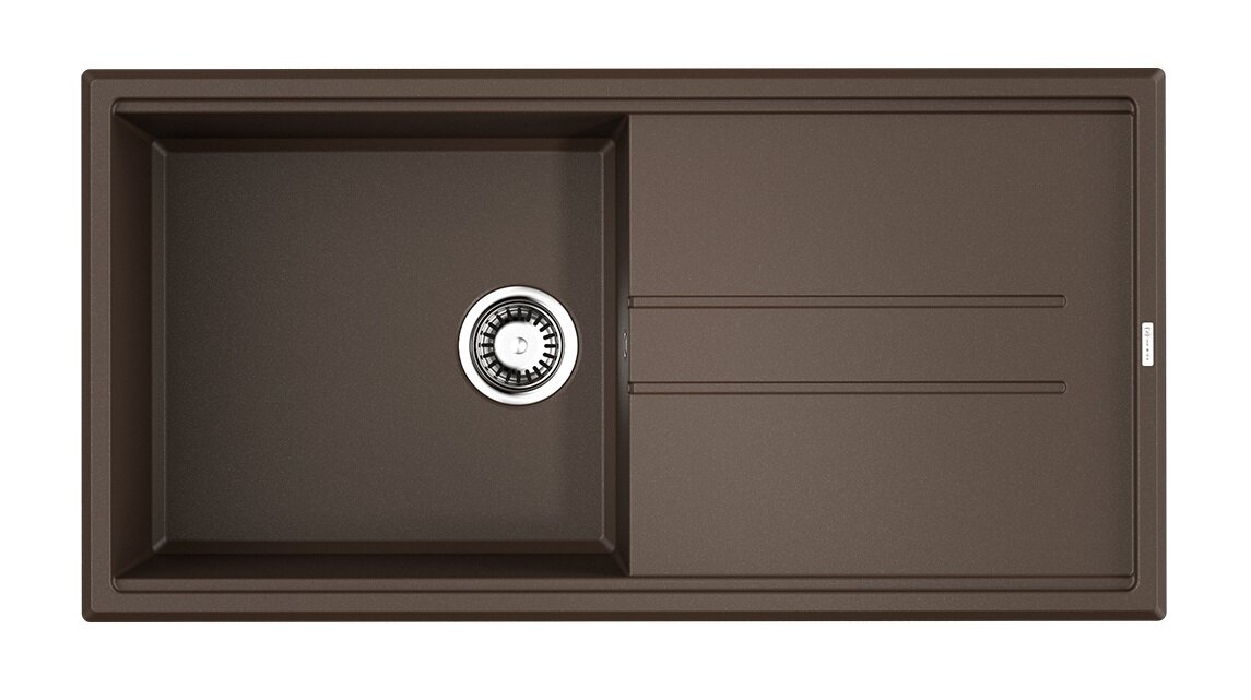 Изображение товара Кухонная мойка Omoikiri Tedori 100-DC темный шоколад