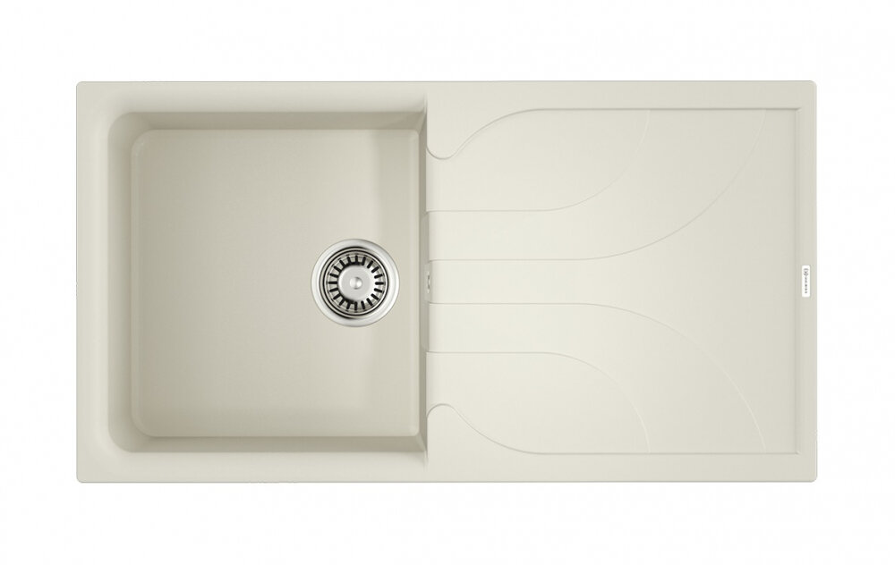 Изображение товара Мойка кухонная Omoikiri Yasugata 100-WH искусственный камень белая