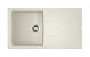 Изображение товара Мойка кухонная Omoikiri Yasugata 100-WH искусственный камень белая