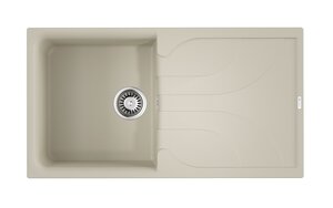 Изображение товара Кухонная мойка Omoikiri Yasugata 100-EV искусственный камень белая