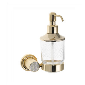 Изображение товара Дозатор жидкого мыла Boheme Royal Cristal 10932-G, золото