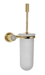 Изображение товара Ершик для унитаза Boheme Royal Cristal 10933-G настенный, золото