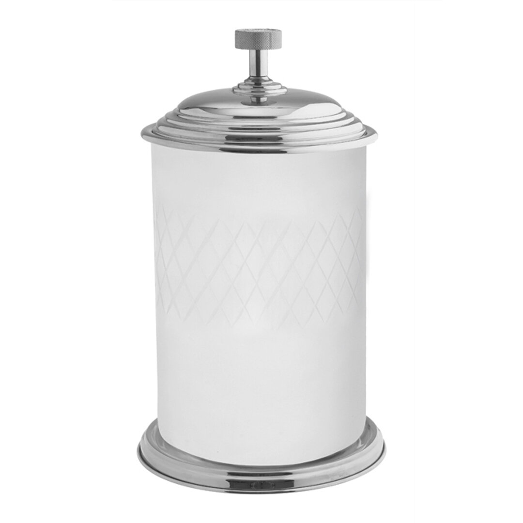 Изображение товара Ведро для мусора Boheme Royal Cristal стекло, хром, белый, 10934-CR Изображение товара Ведро для мусора Boheme Royal Cristal стекло, хром, белый, 10934-CR