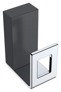 Изображение товара Крючок Boheme Q для настенной установки, латунь, черный хром