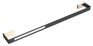 Изображение товара Полотенцедержатель Boheme Q, черный, золото, 10942-G-B