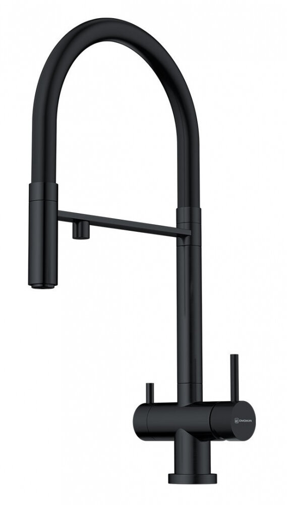 Изображение товара Смеситель для кухонной мойки Omoikiri Kanto 4994356 PVD-GB, с фильтром, графит