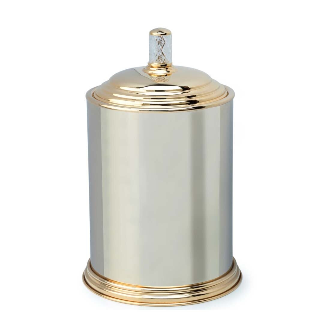 Изображение товара Ведро для мусора Boheme Murano Cristal, золото, 10907-CRST-G Изображение товара Ведро для мусора Boheme Murano Cristal, золото, 10907-CRST-G