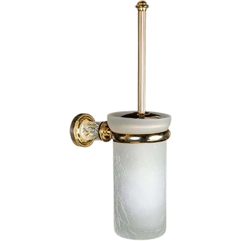 Изображение товара Ершик для унитаза Boheme Murano Cristal стекло и латунь золото 10913-CRST-G