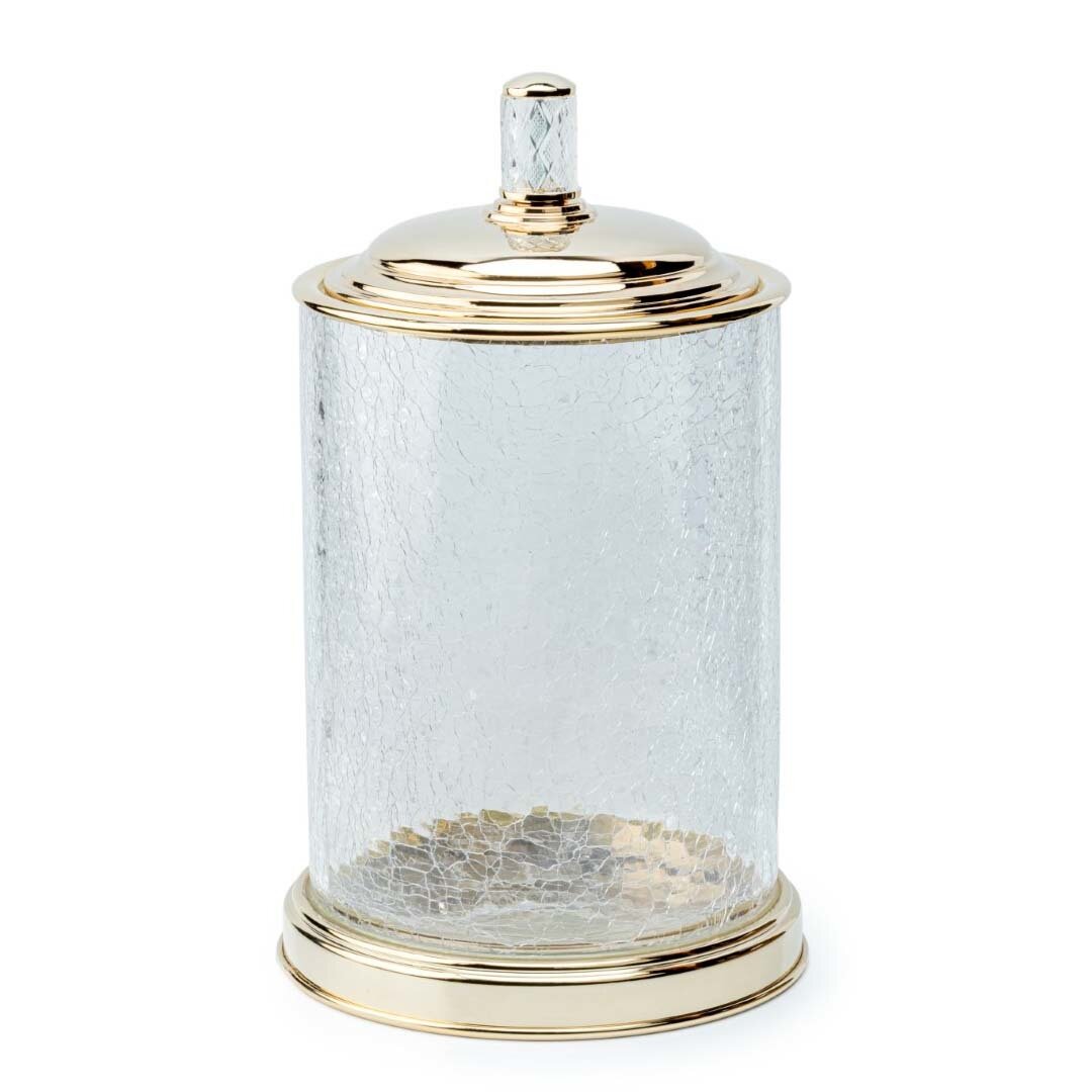 Изображение товара Ведро для мусора Boheme Murano Cristal стекло, золото, 10914-CRST-G Изображение товара Ведро для мусора Boheme Murano Cristal стекло, золото, 10914-CRST-G