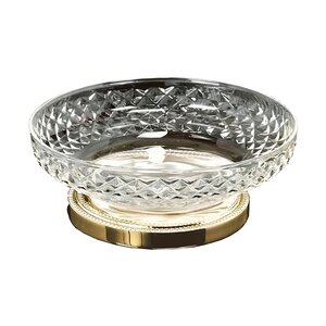 Изображение товара Мыльница Boheme Murano Cristal настольная золото 10205 Италия