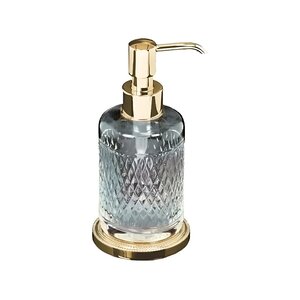 Изображение товара Дозатор жидкого мыла Boheme Murano Cristal настольный золото 10228