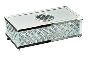 Изображение товара Диспенсер Boheme Murano Cristal, хром, 26.5х14х8.5 см, ретро стиль