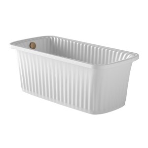 Изображение товара Ванна Migliore Olivia Panello 24361, 174 х 80 х 66 см, из литьевого мрамора, фурнитура бронза, панель белая глянцевая