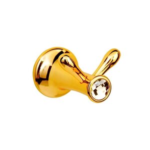 Изображение товара Крючок двойной Boheme Chiaro 10506 золото настенный для интерьера ретро
