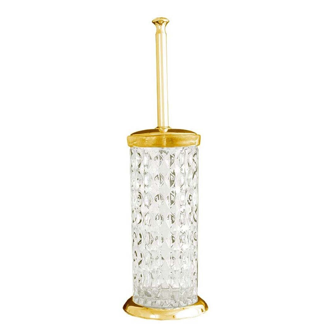 Изображение товара Ершик для унитаза Boheme Chiaro 10519 хрусталь, золото